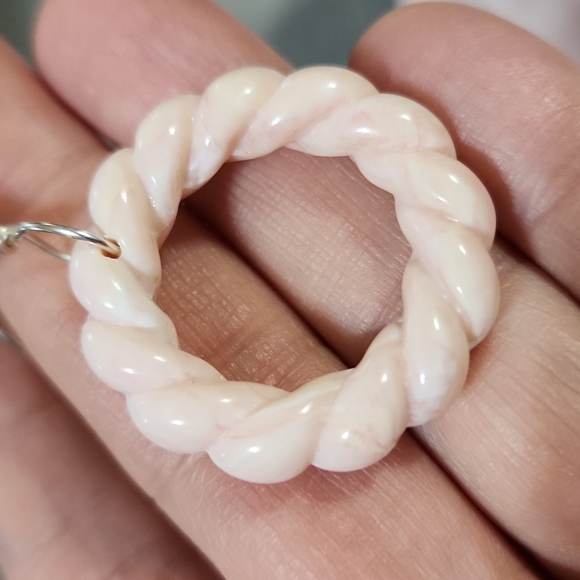 Dangle twist earrings vintage - Picture 4 of 5